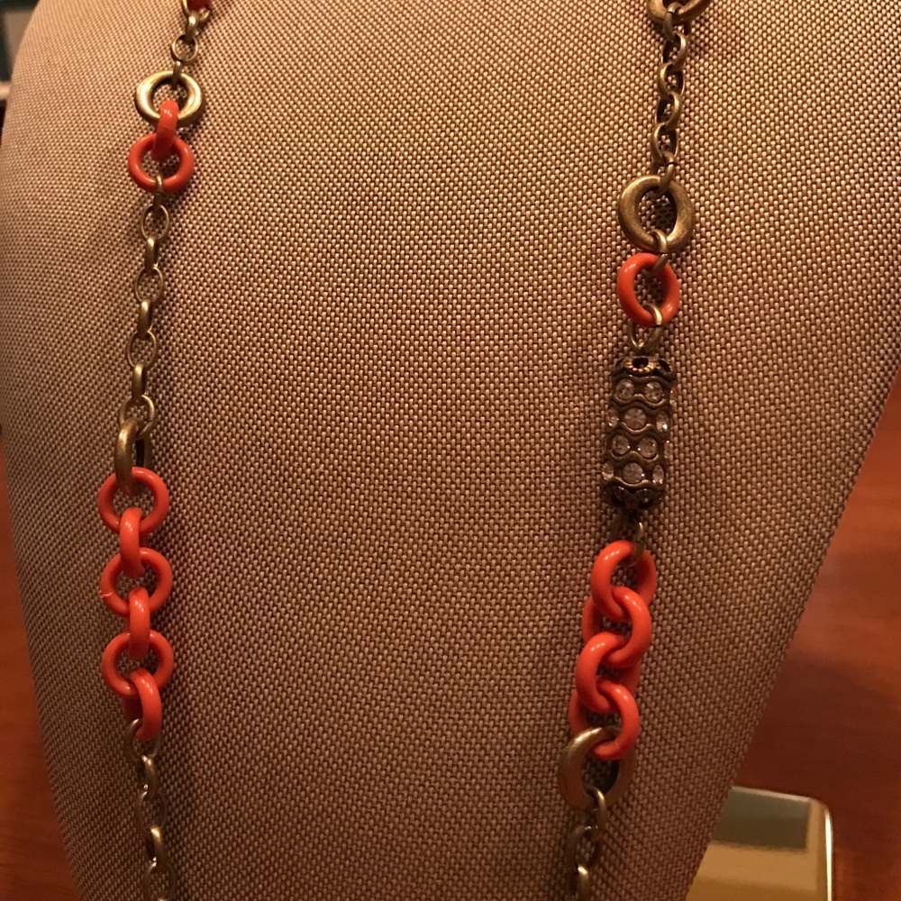 J.Crew Long Chain Necklace - Picture 2 of 2